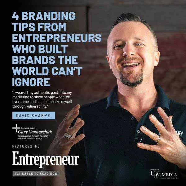 David Sharpe featured on Entrepreneur